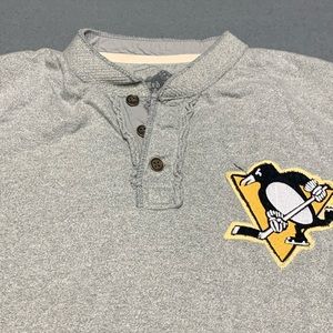 Pittsburgh penguins sweatshirt men’s medium gray cotton logo